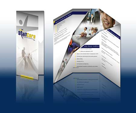 folded brochures